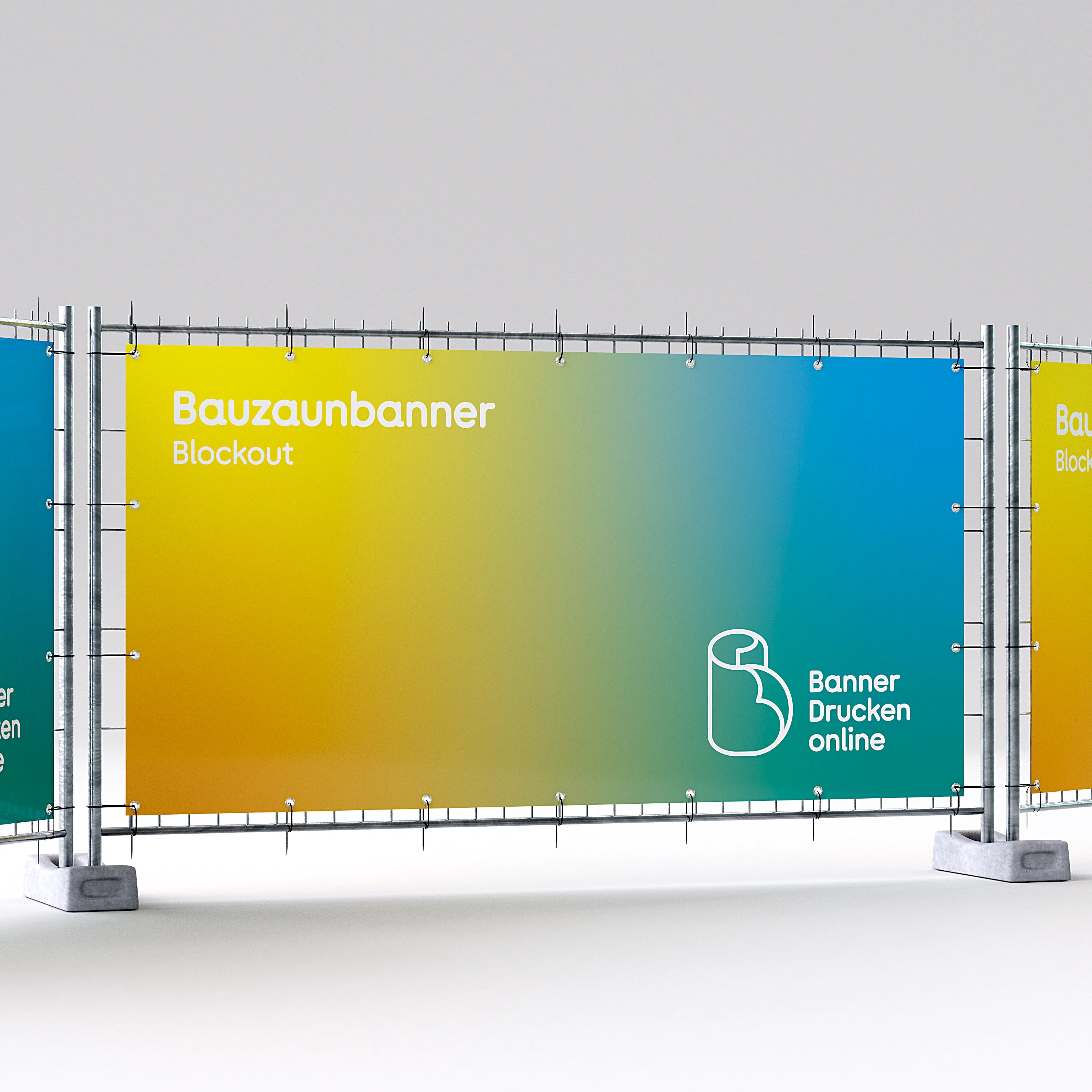 Bauzaunbanner Blockout