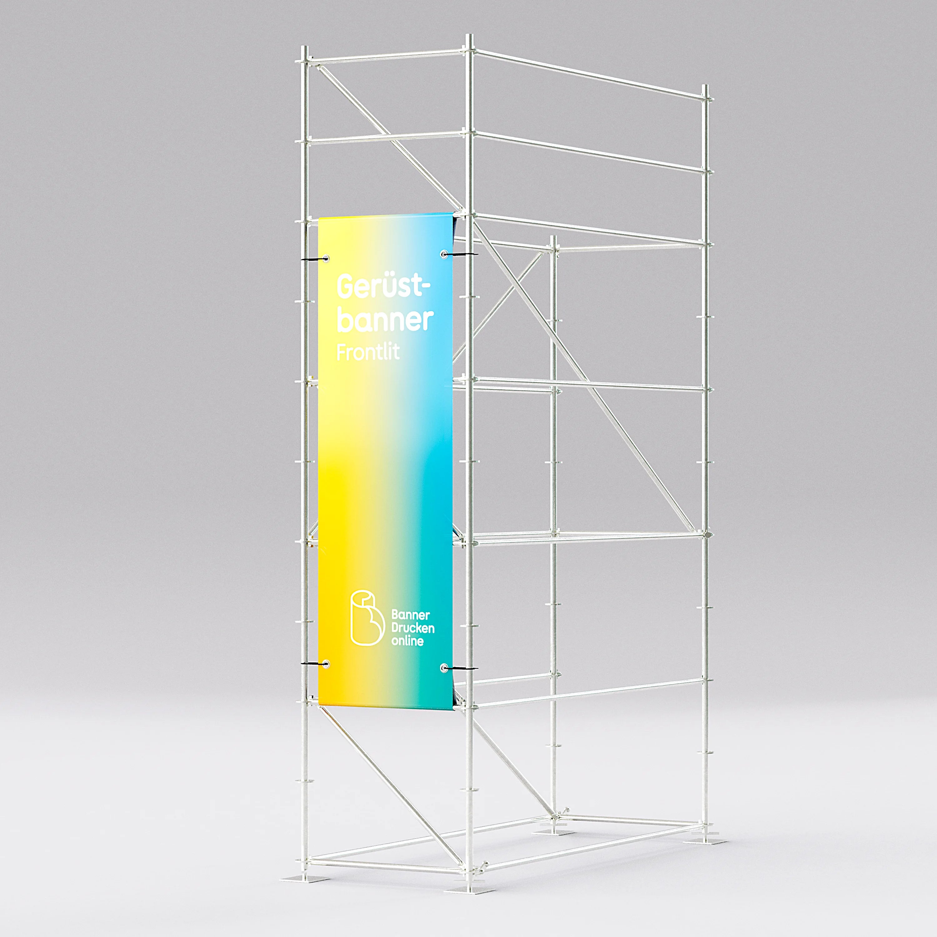 Gerüstbanner Frontlit 65 x 206 cm