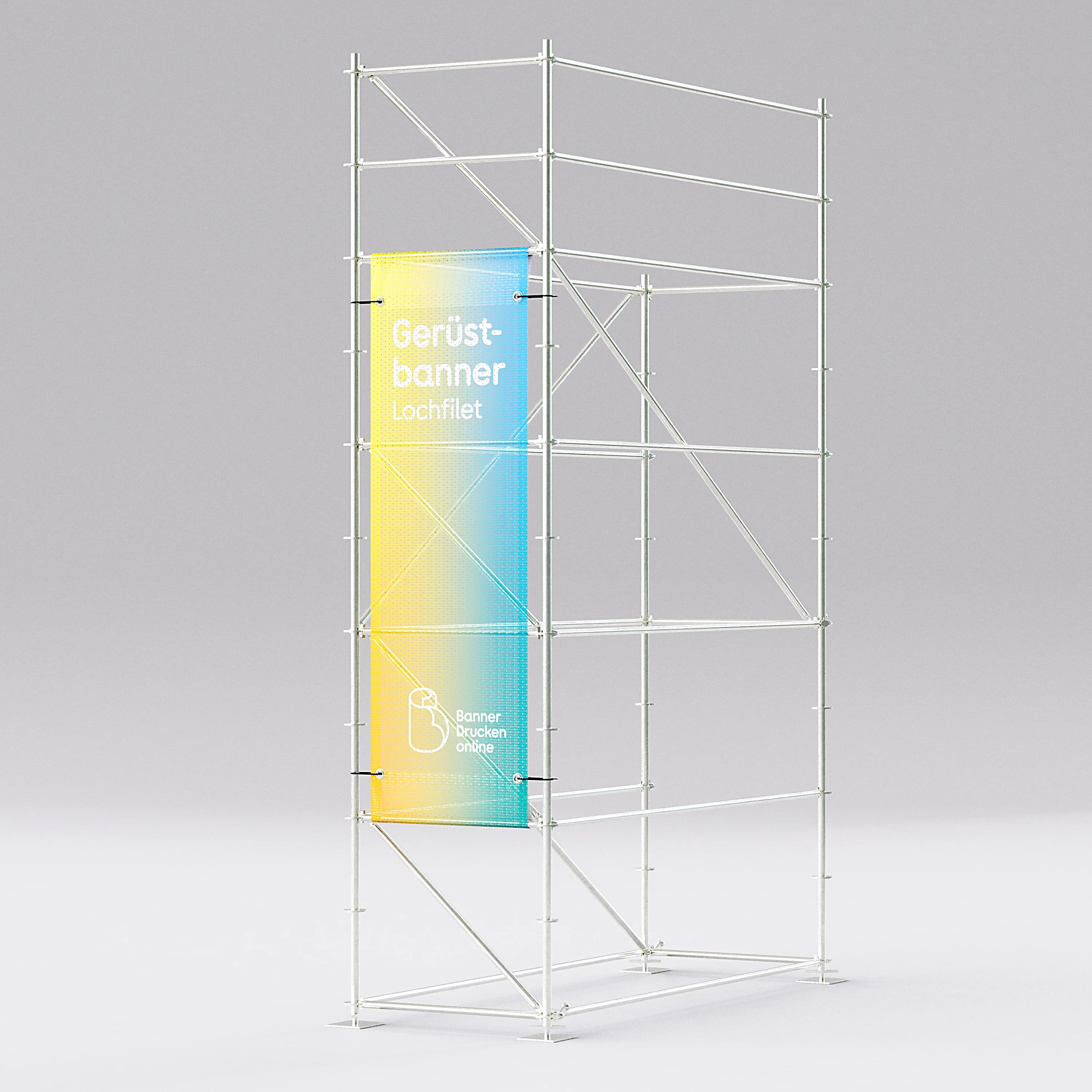 Gerüstbanner Lochfilet 65 x 206 cm