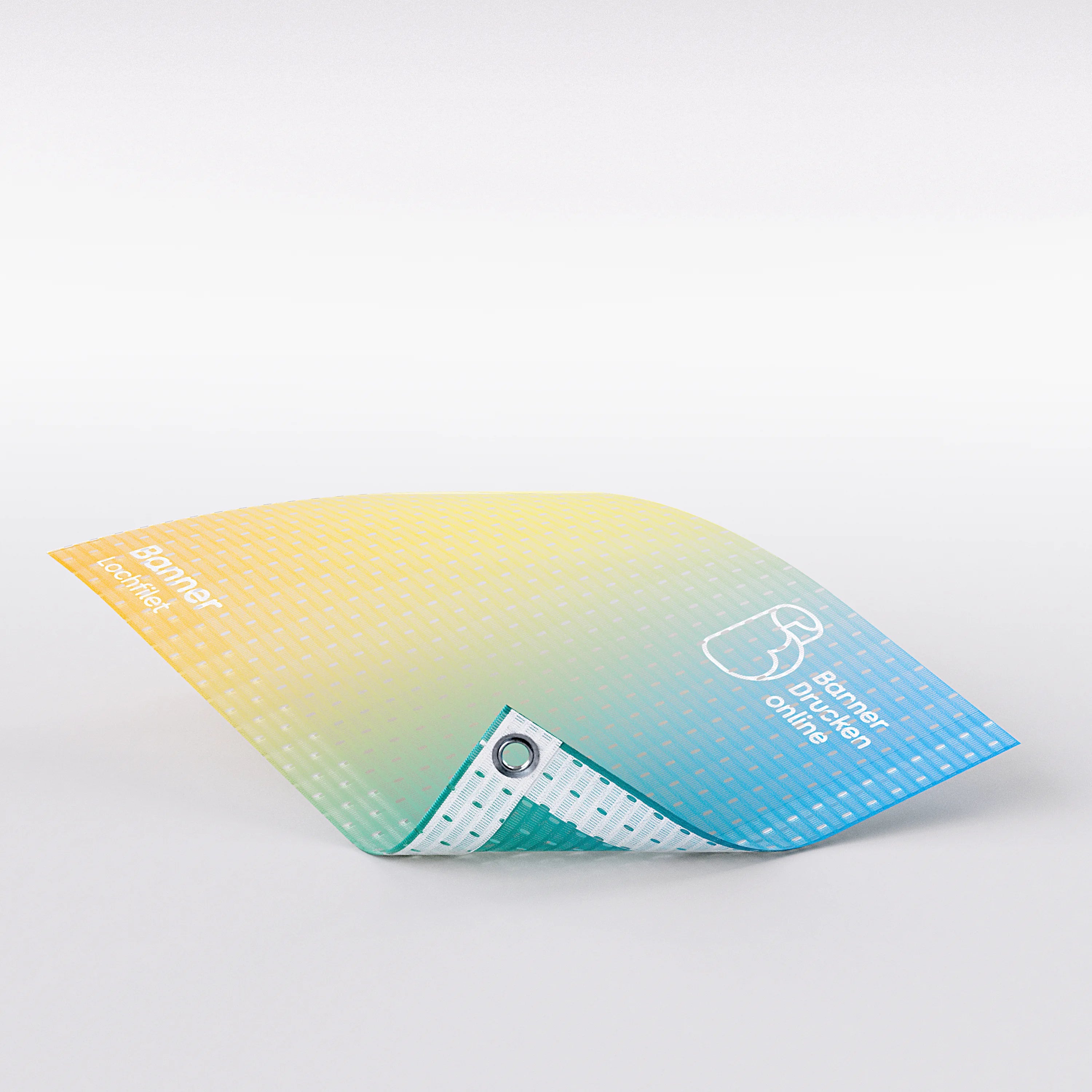 Lochfilet Banner drucken lassen | Banner-Drucken.online